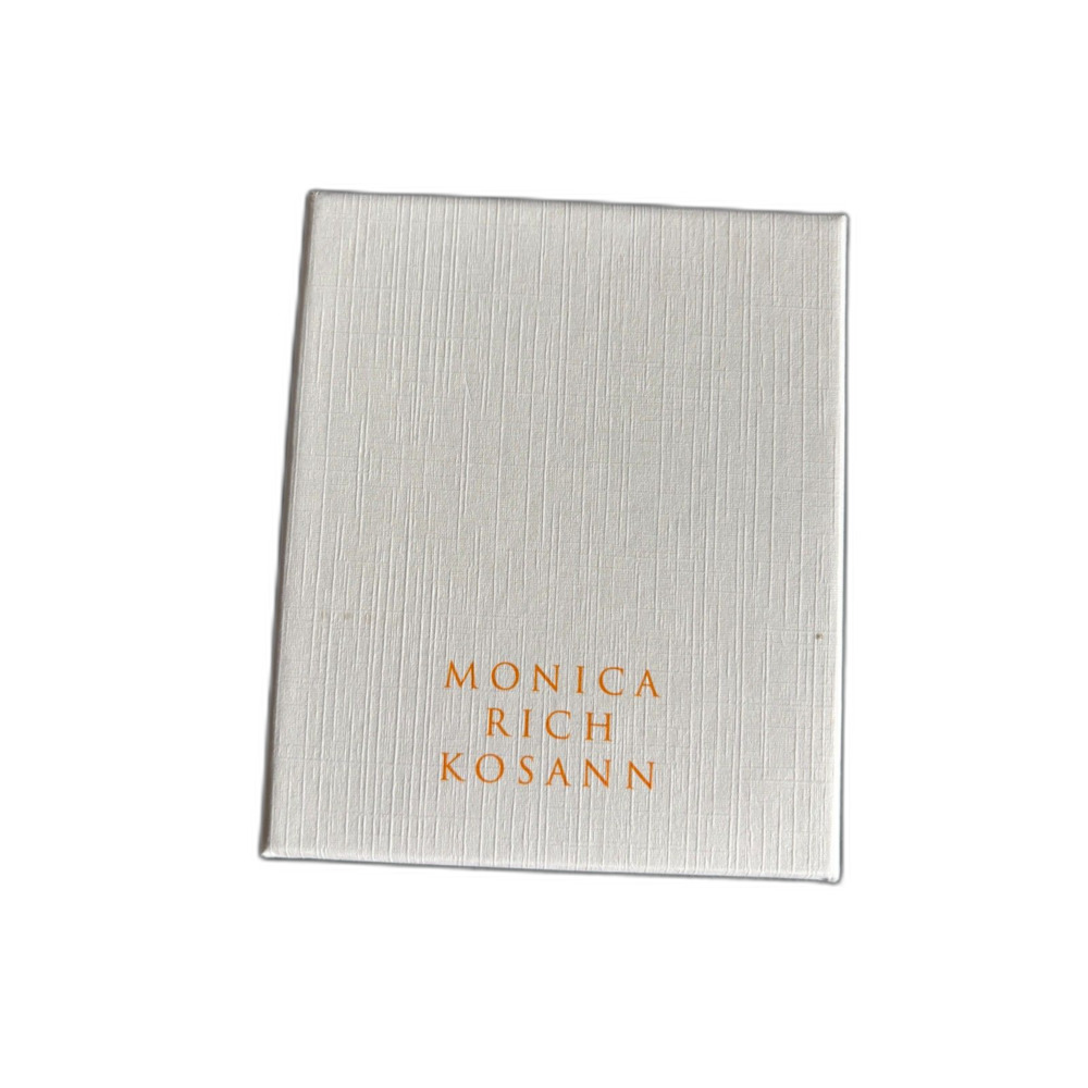 Monica Rich Kosann White Empty Jewelry Gift Box